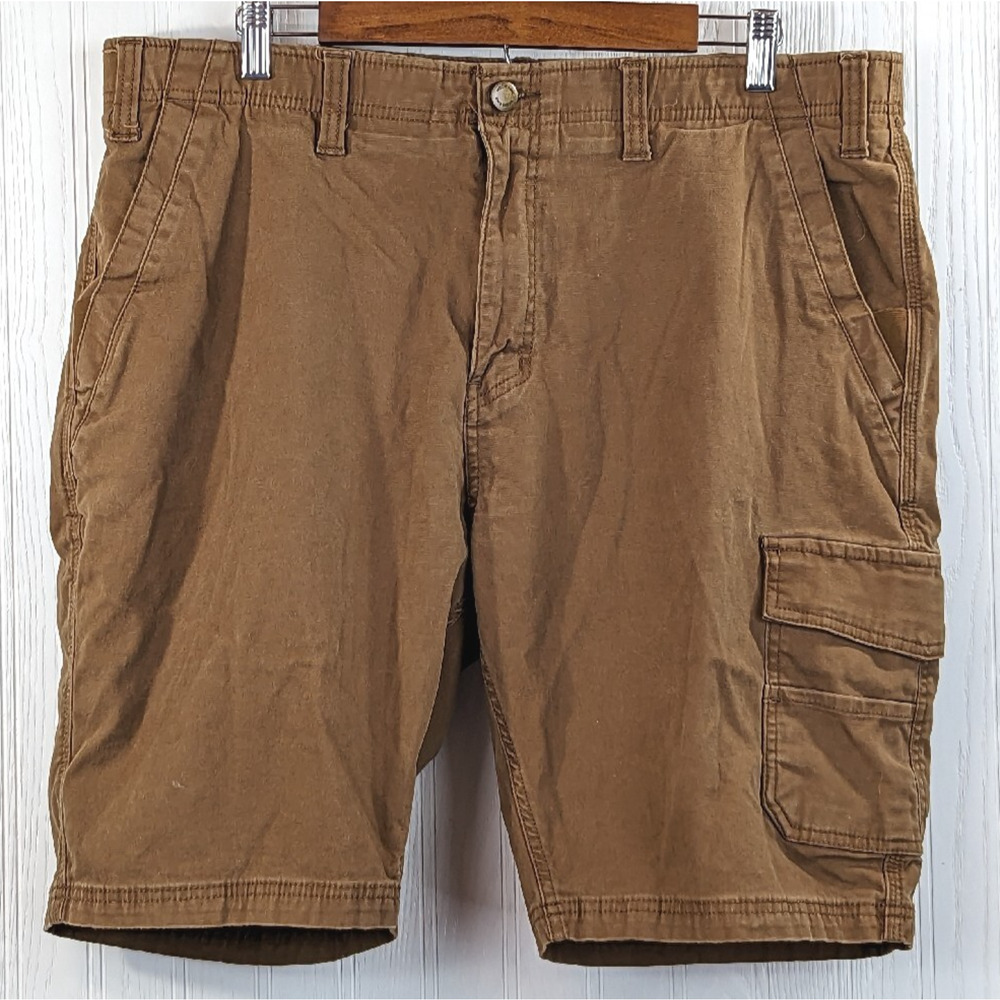 Wolverine Men's Heavy Size 40 Brown Cargo Utility Pockets Outdoor Casual Shorts